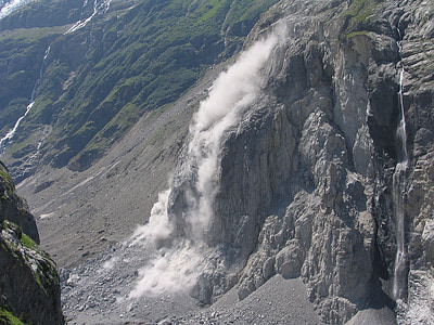 rock diapozitiv, Eiger, munte, Alpii, vedere panoramică, rece, alpin