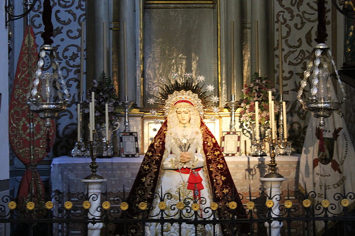 Santa, Iglesia, altar, patrimonio histórico, católica, Santos