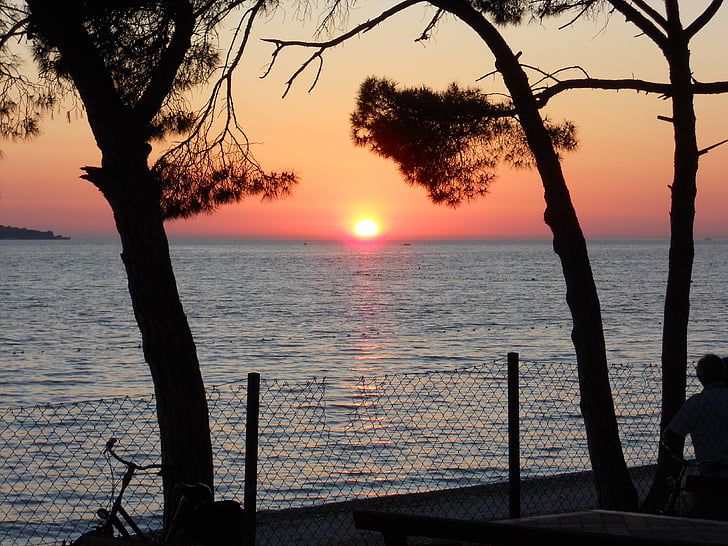 croatia, sunset, rest