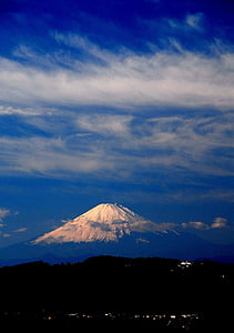 Mt Fudžijama, obloha, slavná