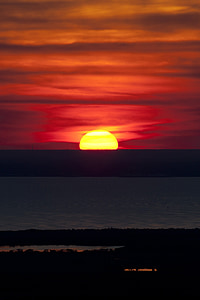Sunset, Meremaal, vee, päike, Horizon, Dusk, õhtul