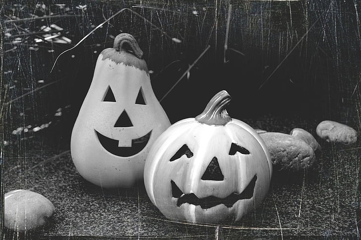 Halloween, oktober, hösten, pumpa, fash, dekoration, Weird