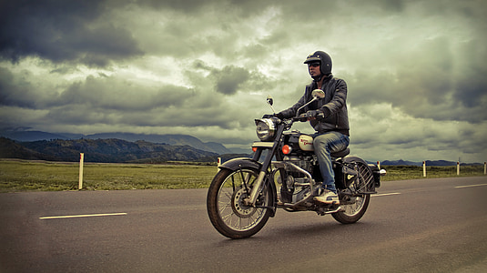 moto rider, Classic, pilota, strada, Royal enfield, viaggio, Wanderlust