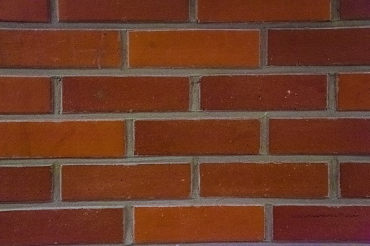 mur z cegły, cegły, czerwony, wzór, Budowa, Zamknij, ściana