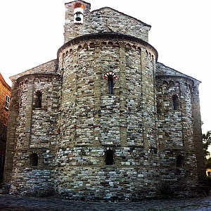 Церковь, Романский, камень, Сан Лео, средневековый, Архитектура, История