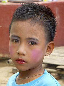 buddhisme, indledning, barn, Burma