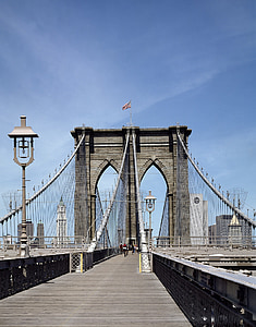 New york, Manhattan, Architektura, řeka, NYC, orientační bod, slavný