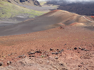 Havaí, Maui, vulcão, cratera