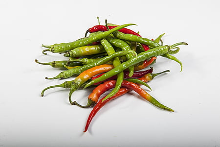 chili peppers, Chilis, grön, röd, nätverk, Peppers, grönsaker