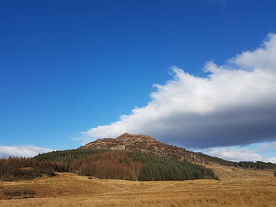 scotland, mountain, field