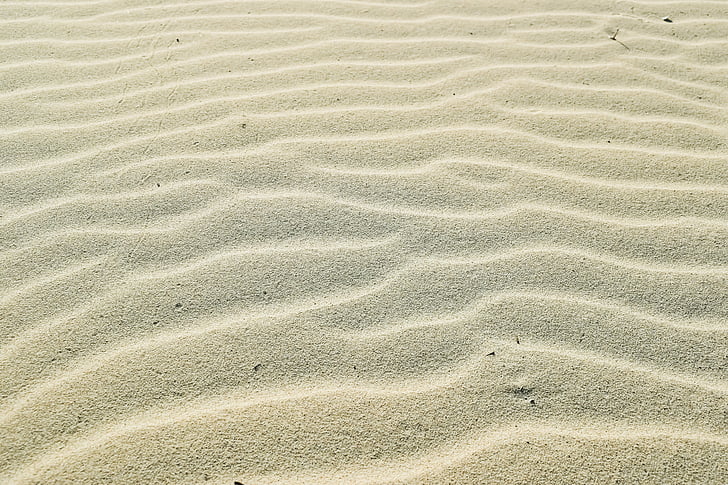 areia, ondas, praia, dunas, planos de fundo, quadro completo, rippled