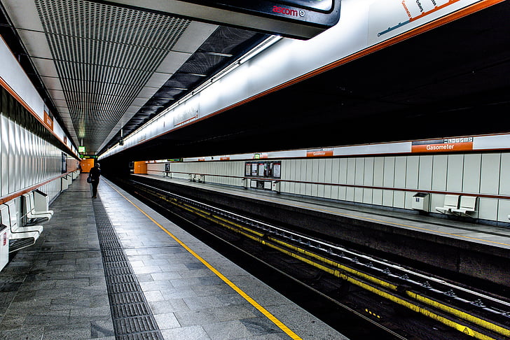 stasjon, Metro, Underground, tog, reise, jernbane