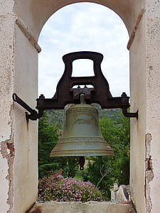 kampaň, oblúk, zvonica, Dong, bronz
