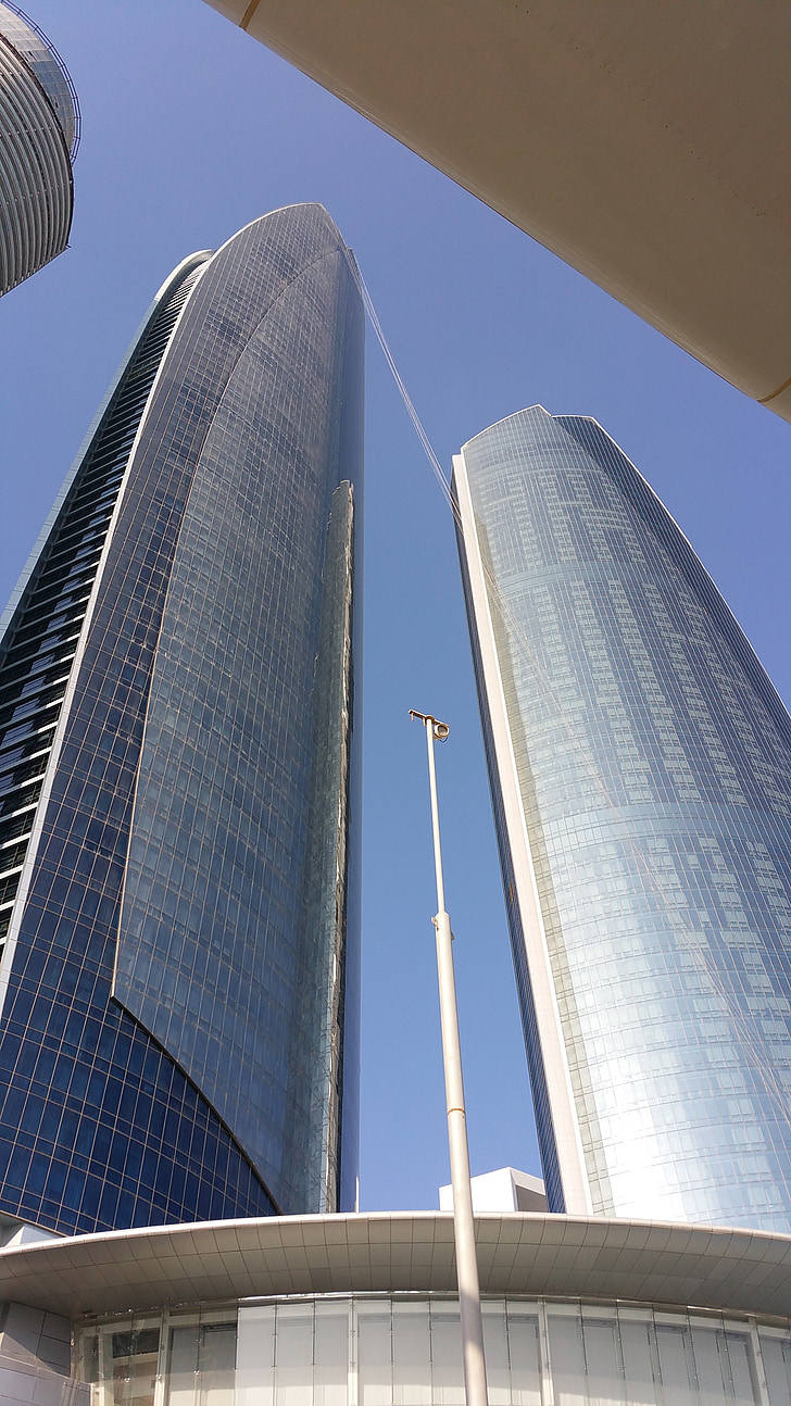 Dubai, edifício, viajando