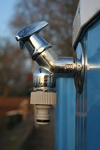 faucet, water, ship, water tap, metal