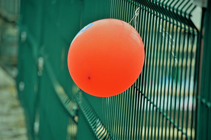 ballonger, helium, Air, rød, rettferdig, grønn, Ingen mennesker