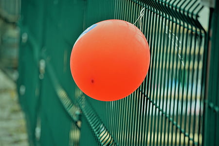 balões, Hélio, ar, vermelho, justo, verde, sem pessoas