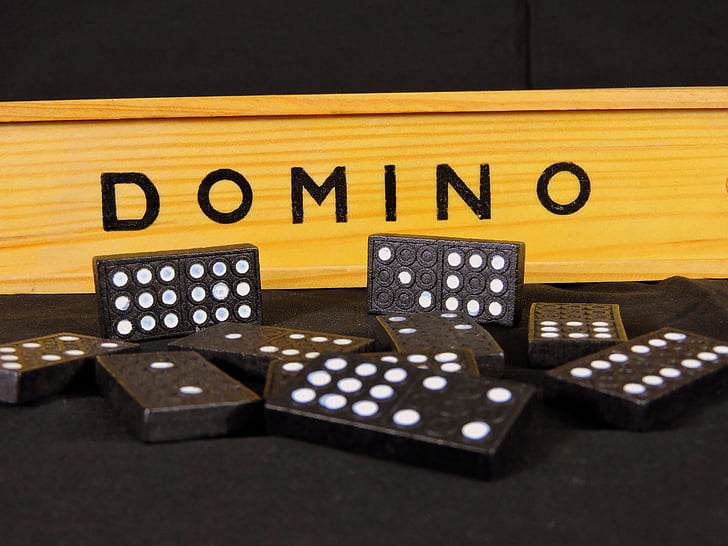 Domino, mäng, kaart, ajaviide, lõbus, meelelahutuslikus, Mängud