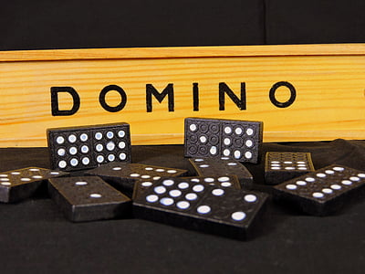 Domino, spel, kort, tidsfördriv, kul, underhålla, spel