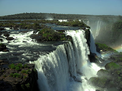 Foz do iguaçu, vody, katarakta, Brazília, Príroda, Paraná, Iguazu Falls