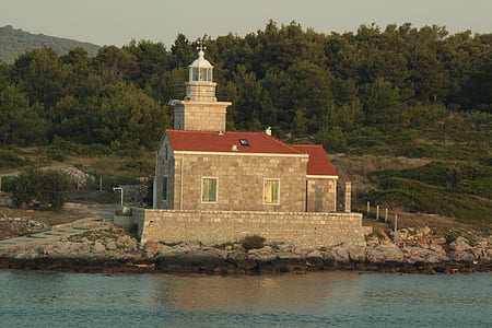 Sucuraj, Hvar, Kroatien, Island, Lighthouse, en ø