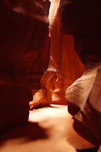 siden, antilope, slot canyon, USA, juvet, Antelope canyon, Arizona