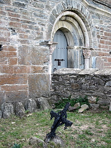 serrabone, Priory, kolostor, román, Pyrénées-orientales, középkori, Franciaország