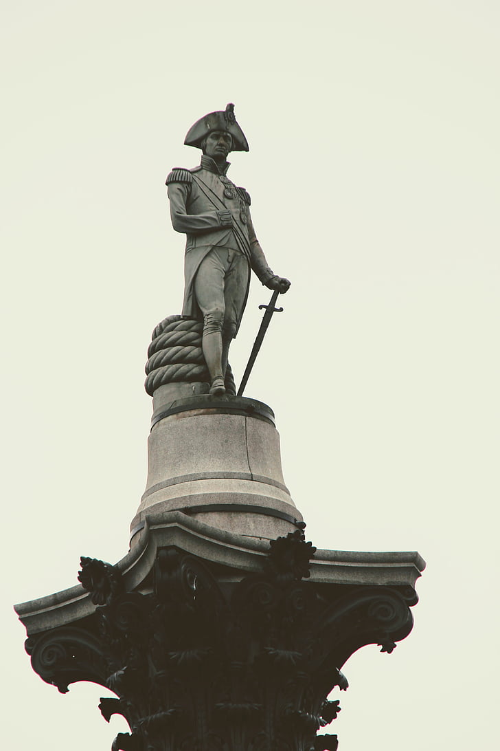 London, skulptur, Napoleon, staty, England, monumentet, Storbritannien