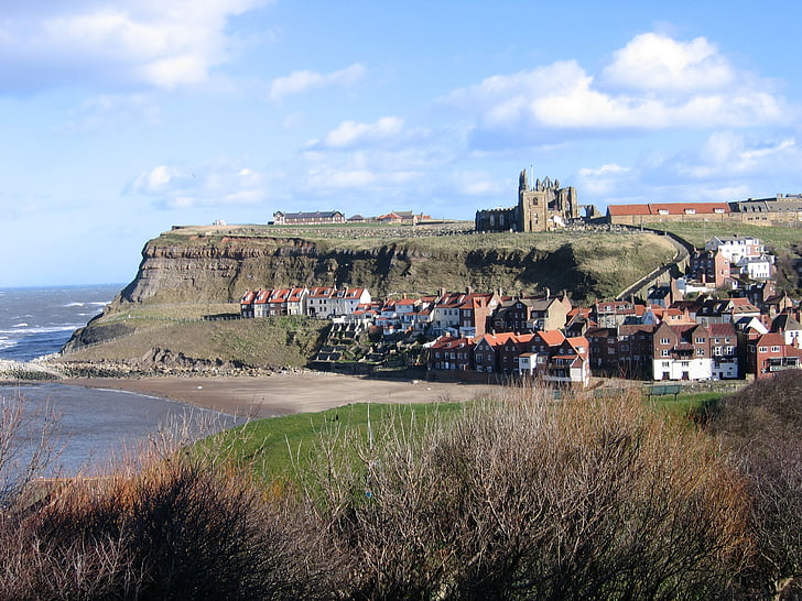 North yorkshire, Whitby, liman, Abbey