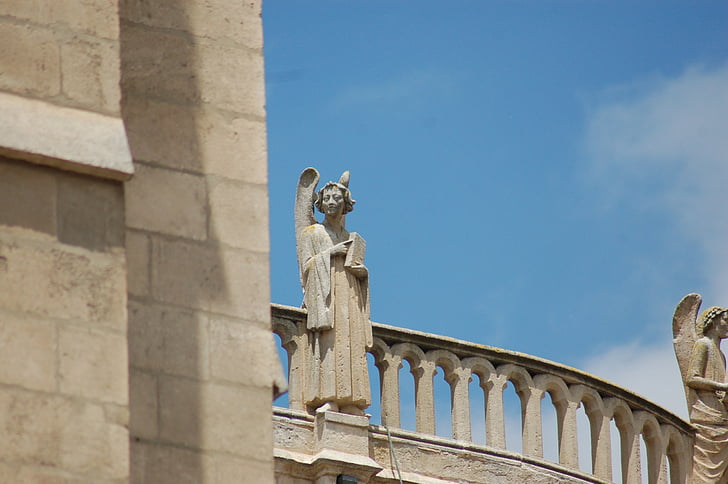 engel, het platform, beeldhouwkunst, Gothic, Kathedraal van Burgos, Kathedraal, Burgos