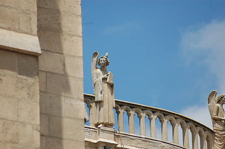 Angel, arhitektura, kiparstvo, Gotska, Burgos katedrala, katedrala, Burgos