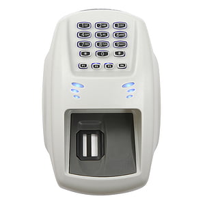 scanner biométrico, biométricos, leitor biométrico, teclado, tecnologia, único objeto, plástico