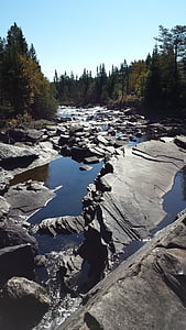 natuur, steen, water, Härjedalen, Zweden