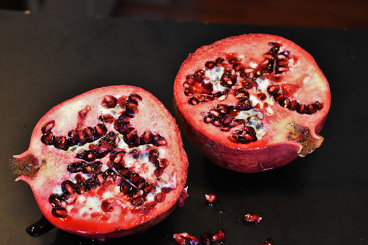 pomegranate, fruits, red, colorful, healthy, sweet, food