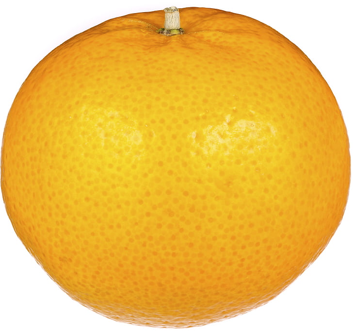 Orange, buah, segar, latar belakang putih, buah dan sayuran, buah jeruk, Makanan
