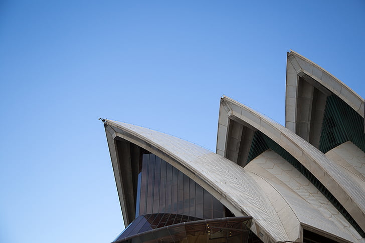 Architektura, Austrálie, opery, nebe, Sydney, Sydney opera house, moderní