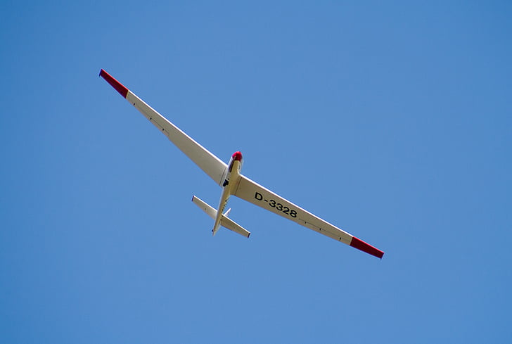 glider pilot, aircraft, airport, glider, air sports, segelflugsport, landscape