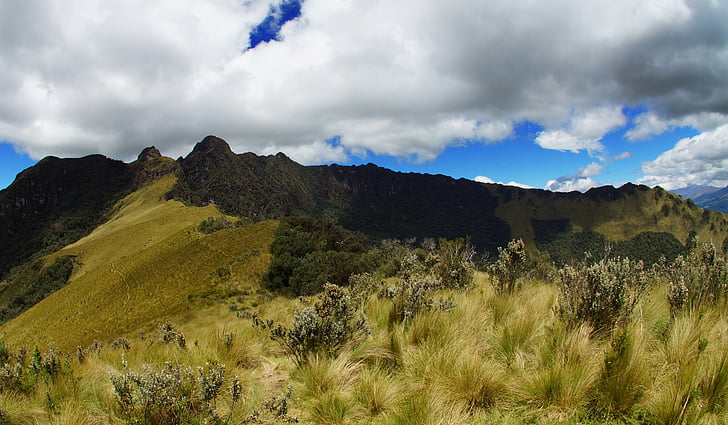에콰도르, 안데스 산맥, pasochoa, 미국, 남쪽, 자연, 라틴