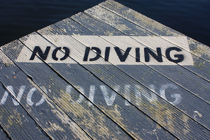 diving, dock, lake, wood, old