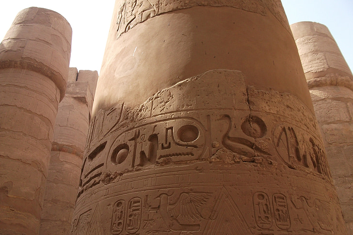 Egiptas, kolonų šventykla, ramstis, didelis, nustatantis, Lankytinos vietos, atostogų