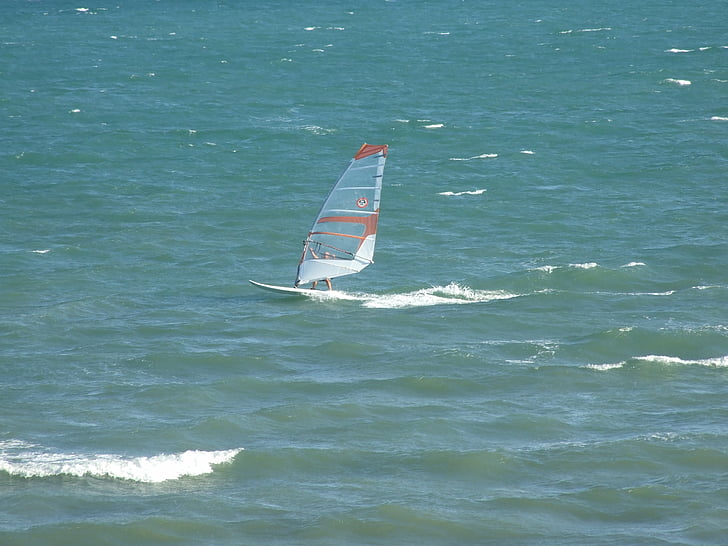 wind surfer, sea, sport, surfer, wind, extreme, board
