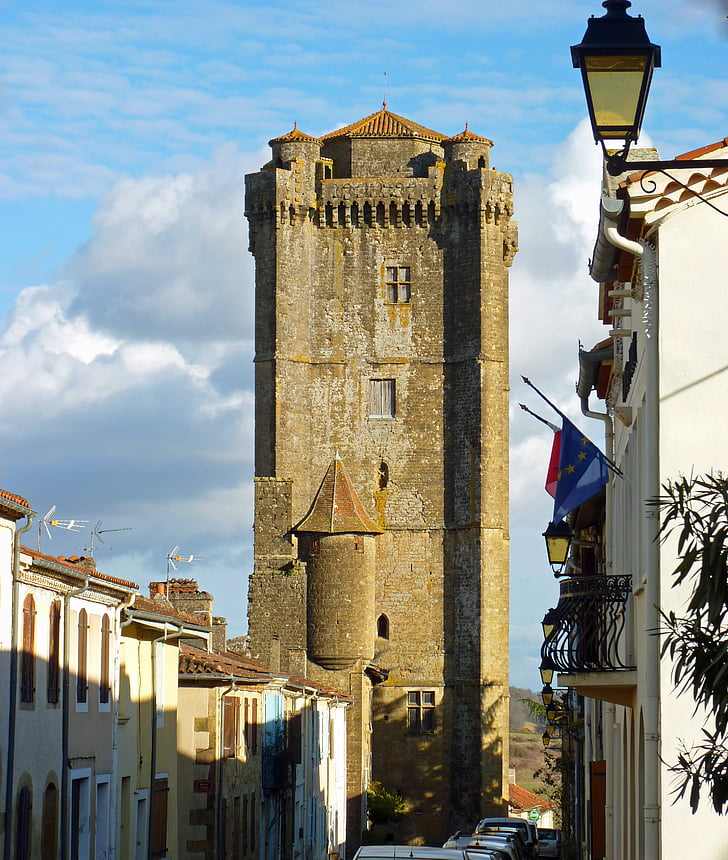 Castle, holde, midaldrende, middelalderlige, historie, arv, Frankrig arv