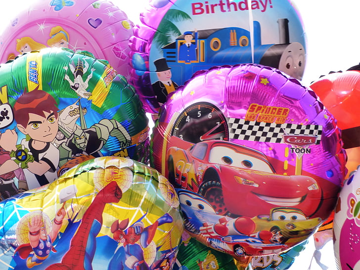 балон, балони, цветни, фестивал, забавно, рожден ден, Надуваеми