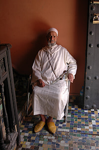 juru kunci, dalam, Marrakesh