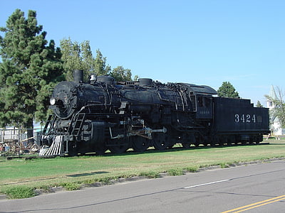 locomotiva a vapor, locomotiva, comboios, estrada de ferro, carvão, transporte, vintage