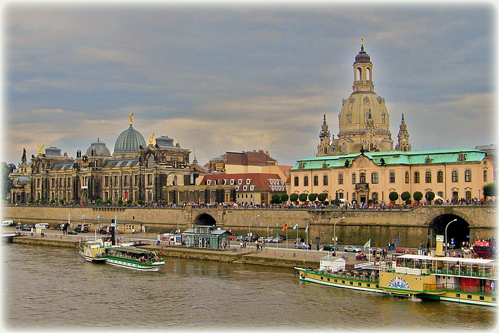 Dresden, Frauenkirche, Frauenkirche dresden, het platform, oude stad