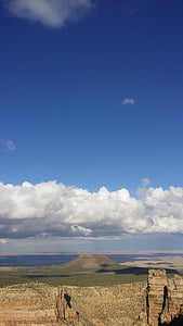 Gran Cañón, cielo, nube, naturaleza, paisaje, Scenics, azul