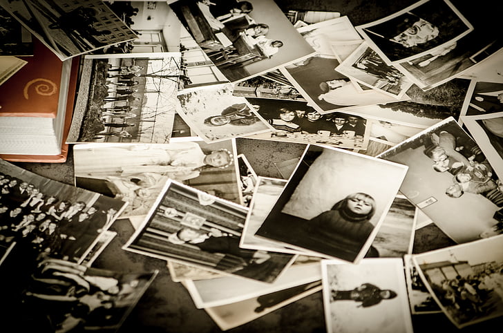 Foto, fotograf, gamle, billeder, hukommelse, nostalgi, Souvenir
