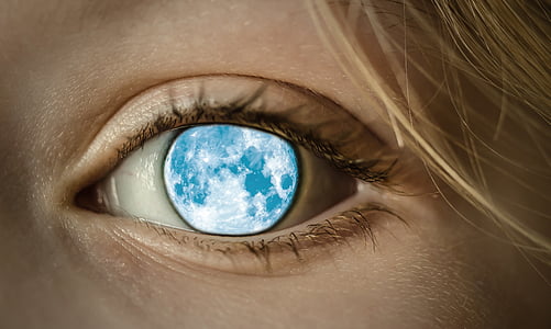 око, Луната, изглед, Вижте, мистични, Sleepwalkers, Sleepwalk
