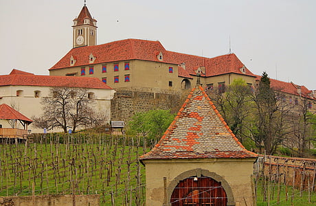 замък, изглед, Рицарски, Зидария, сграда